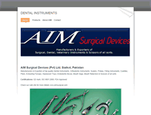 Tablet Screenshot of dentalinstruments.weebly.com
