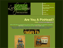 Tablet Screenshot of luckycharmspincollection.weebly.com