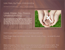 Tablet Screenshot of hugs-prayers-questions.weebly.com