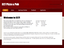 Tablet Screenshot of 327pizzapub.weebly.com