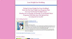 Desktop Screenshot of loseweightforwedding.weebly.com