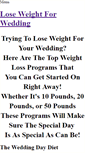 Mobile Screenshot of loseweightforwedding.weebly.com