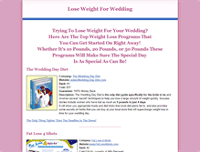 Tablet Screenshot of loseweightforwedding.weebly.com