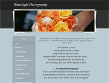 Tablet Screenshot of heartsightphoto.weebly.com