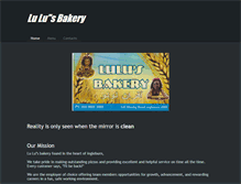 Tablet Screenshot of lulusbakery.weebly.com