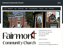 Tablet Screenshot of fairmontumc.weebly.com