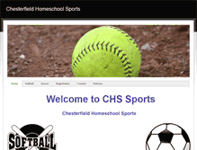 Tablet Screenshot of chsports.weebly.com