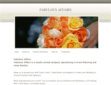 Tablet Screenshot of fabulousaffairsofpa.weebly.com