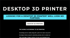 Desktop Screenshot of desktop3dprinter.weebly.com