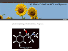 Tablet Screenshot of ephedrine-hcl.weebly.com