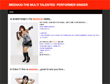 Tablet Screenshot of meenaxi.weebly.com