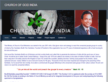 Tablet Screenshot of churchofgodindia.weebly.com