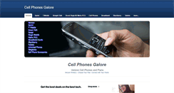 Desktop Screenshot of cellphonesgalore.weebly.com