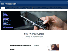 Tablet Screenshot of cellphonesgalore.weebly.com