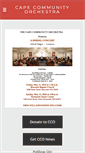 Mobile Screenshot of ccorchestra.weebly.com