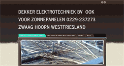 Desktop Screenshot of dekkerelektrotechniek.weebly.com