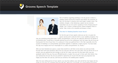 Desktop Screenshot of groomsspeechtemplate.weebly.com