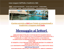 Tablet Screenshot of escapefromitaly.weebly.com