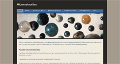 Desktop Screenshot of micrometeorites.weebly.com