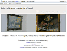 Tablet Screenshot of antiq.weebly.com