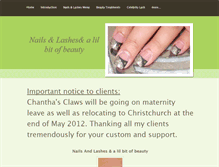 Tablet Screenshot of chanthasclaws.weebly.com