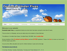 Tablet Screenshot of downhallunderfives.weebly.com