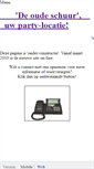 Mobile Screenshot of oudeschuur.weebly.com
