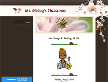 Tablet Screenshot of mccoysclass.weebly.com