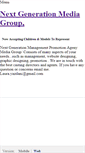 Mobile Screenshot of nextgmedia.weebly.com