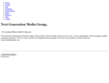 Tablet Screenshot of nextgmedia.weebly.com
