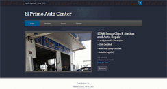 Desktop Screenshot of elprimoautocenter.weebly.com