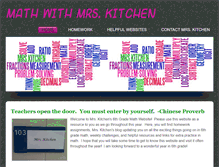 Tablet Screenshot of mathwithmrskitchen.weebly.com