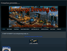 Tablet Screenshot of ironforgebrewing.weebly.com