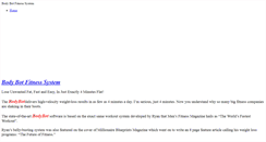 Desktop Screenshot of bodybotfitnesssystem.weebly.com