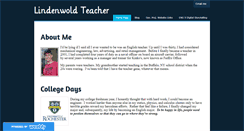 Desktop Screenshot of lindenwoldteacher.weebly.com