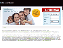 Tablet Screenshot of in60secondscash.weebly.com