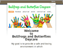 Tablet Screenshot of bullfrogs-and-butterflies.weebly.com