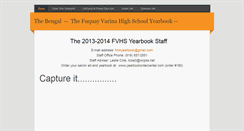 Desktop Screenshot of fvhsyearbook.weebly.com