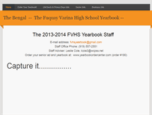 Tablet Screenshot of fvhsyearbook.weebly.com