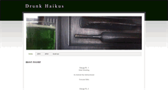 Desktop Screenshot of drunkhaikus.weebly.com