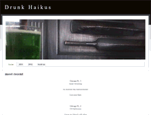 Tablet Screenshot of drunkhaikus.weebly.com