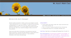 Desktop Screenshot of mskocismath.weebly.com