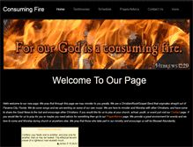 Tablet Screenshot of consumingfireband.weebly.com