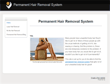 Tablet Screenshot of apermanenthairremovalsystem.weebly.com