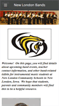 Mobile Screenshot of newlondonband.weebly.com