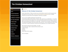 Tablet Screenshot of christianhomeschool.weebly.com