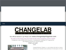Tablet Screenshot of changelabphilippines.weebly.com