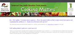 Desktop Screenshot of cookingmatterscahec.weebly.com