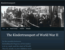 Tablet Screenshot of kindertransportproject.weebly.com