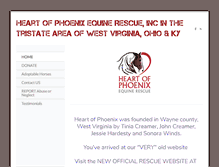 Tablet Screenshot of equinerescue.weebly.com